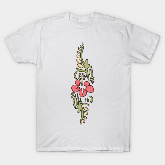 Aesthetic Floral T-Shirt by Ricky Aditya